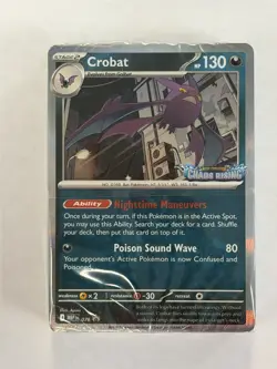 *NEW* Chaos Rising Pre Release Stamp Promo Crobat. Sealed 40 Card Deck. - Image 1
