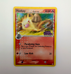 Mankey 70/110 EX Holon Phantoms Delta Species Pokemon Card Reverse Holo LP - Image 1