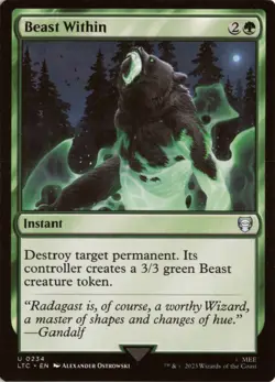 Beast Within 234 LTC Commander: The Lord of the Rings: Tales of Middle-earth NM - Image 1
