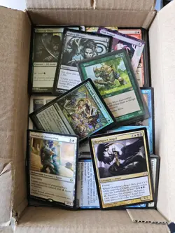 magic the gathering collection lot Random Box Off Of Table. - Image 1