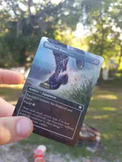 Swiftfoot Boots (Borderless) Foundations MTG Foil Near Mint - Image 4