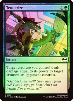 Foil Tenderize [TMNT] MTG 0133 - Image 1