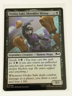 Oroku Saki, Shredder Rising Teenage Mutant Ninja Turtles Foil 68 - Image 1