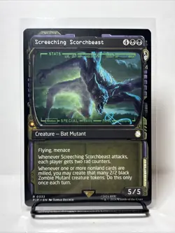 Screeching Scorchbeast (Non-foil)[Showcase] Universes Beyond: Fallout 0332 R MTG - Image 1
