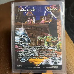Trouble in Pairs (Borderless) - Teenage Mutant Ninja Turtles Source Material NM - Image 1