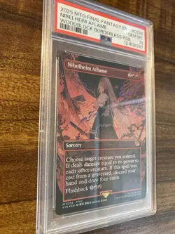 MTG✨NIBELHEIM AFLAME Woodblock Borderless FOIL✨FIN Final Fantasy PSA 10 MYTHIC - Image 3
