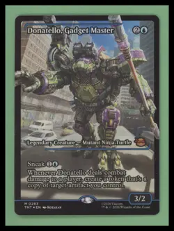 Donatello, Gadget Master Showcase FOIL - Teenage Mutant Ninja Turtles - NM - MTG - Image 1