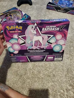 Pokemon Galarian Rapidash v Box - Image 3
