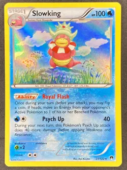 Pokemon Slowking 21/122 BKP BREAKpoint LP/NM - Image 1