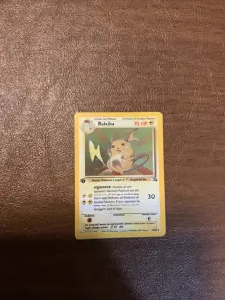 Raichu 14/62 1st Edition - Fossil Set - Holo Rare - NM Pokemon TCG - Image 1