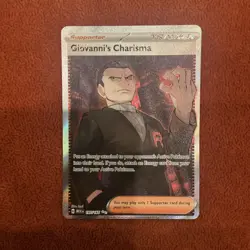 Giovanni's Charisma SR 197/165 SV 3.5 Pokemon Tcg 151 Set English NM - Image 1