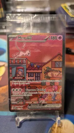 Mew ex SVP 053 Pokemon TCG Scarlet Violet 151 Black Star Promo Full Art SEALED - Image 1