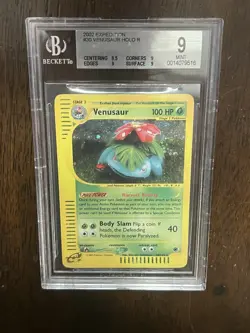 Pokemon Venusaur Expedition Holo Rare #30 Mint BGS 9 - Image 1