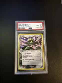 Pokemon Cradily EX Holon Phantoms Holo Rare #2 PSA 10 Gem Mint - Image 1