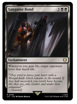 Sanguine Bond Lord of the Rings MTG - Image 1