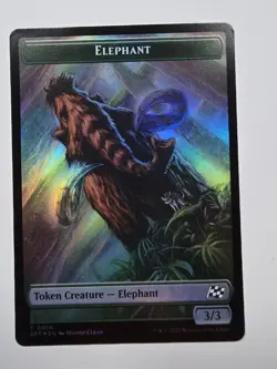 Elephant (0006) / Insect (0007) Double-Sided Token Aetherdrift Foil - Image 1