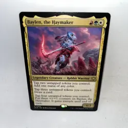 Baylen, the Haymaker 205 Rare Bloomburrow Magic: The Gathering Lightly Played - Image 1