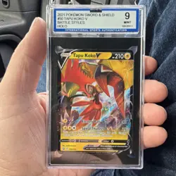 The Pokemon Company Tapu Koko V 050/163 Battle Styles Ultra Rare Holo Eng ISA 9 - Image 1