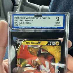 The Pokemon Company Tapu Koko V 050/163 Battle Styles Ultra Rare Holo Eng ISA 9 - Image 3