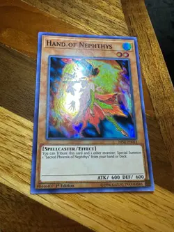Hand of Nephthys HISU-EN013 1st Edition Super Rare LP + BONUS - Image 1