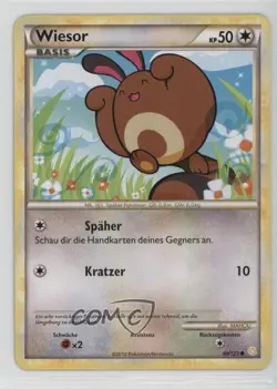 Sentret German Pokemon HeartGold & SoulSilver #80 2010 - Image 1