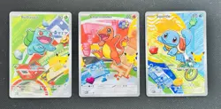 Pokemon First Partner Illustration Collection MEP Bulbasaur Charmander Squirtle - Image 1