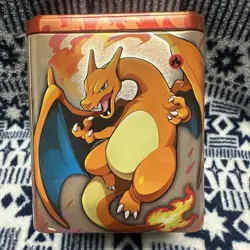 Pokemon TCG 2022 Scorching Fire Stacking Tin *Sealed* 3 Booster Packs Charizard - Image 1