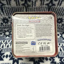 Pokemon TCG 2022 Scorching Fire Stacking Tin *Sealed* 3 Booster Packs Charizard - Image 4