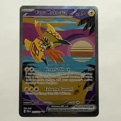 Pokemon Tapu Koko EX 247/182 Paradox Rift Special Illustration Rare NM - Image 1