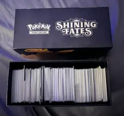 Pokemon TCG Shining Fates etb EMPTY box with bulk of random cards - Image 3