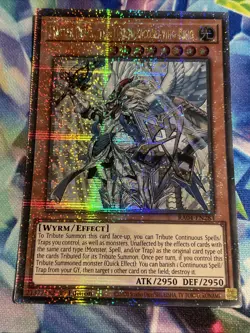 Yugioh Master Peace, The True Dracoslaying King RA04-EN283 Quarter Century Rare - Image 1