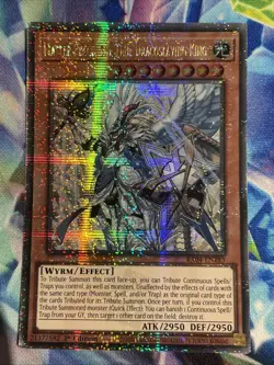 Yugioh Master Peace, The True Dracoslaying King RA04-EN283 Quarter Century Rare - Image 2