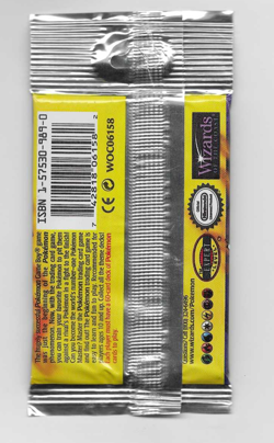 1999 Pokemon Base Set Unlimited Long Crimp Charizard Booster Pack LIGHT, SEALED - Image 2