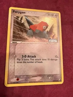 Pokemon Unseen Forces 69/115 Porygon Reverse Holo - Image 1