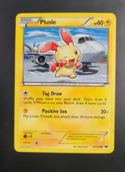 Pokemon TCG Black & White Dark Explorers Plusle 39/108 NM - Image 1