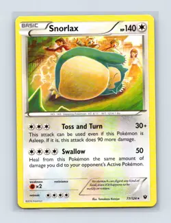 Snorlax 77/124 Rare Fates Collide Pokemon Near Mint - Image 1