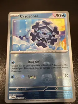 Pokemon TCG Cryogonal (Master Ball Pattern) 027/086 SV: Black Bolt Near Mint - Image 1
