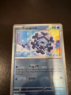 Pokemon TCG Cryogonal (Master Ball Pattern) 027/086 SV: Black Bolt Near Mint - Image 3