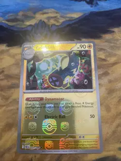 Pokemon TCG Eelektrik Master Ball Pattern 031/086 Black Bolt Holo Unc NM - Image 1