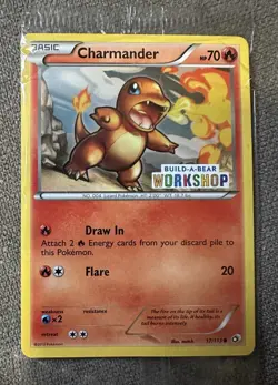 Pokemon Charmander - Build-A-Bear Workshop Exclusive Promo 017/113 From 2013 - Image 1