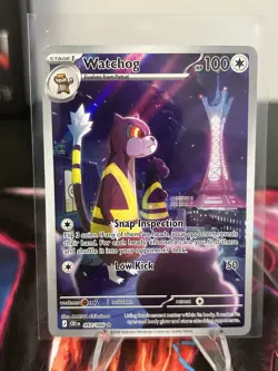 Pokemon TCG Watchog Rare Holo Chaos Rising 097/086 Illustration Rare NM English - Image 1