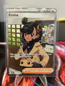 Pokemon TCG Emma Trainer Supporter Ultra Rare Chaos Rising English 107/086 - Image 1