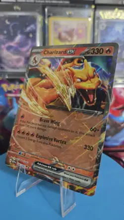 Pokemon Charizard EX 006/165 Scarlet & Violet 151 Holo Double Rare - Image 1