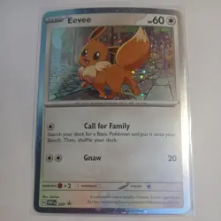 Eevee - 200 (Cosmos Holo) SVP 200 Holo Promo Scarlet & Violet Promo Pokemon NM - Image 1