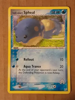 Pokemon Team Aqua's Spheal 57/95 Team Magma Team Aqua NM-MT See Pictures - Image 1