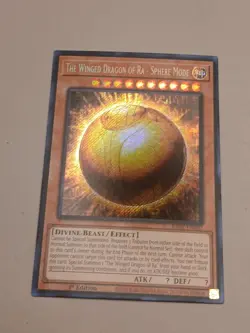 THE WINGED DRAGON OF RA - SPHERE MODE 1ST EDITION SECRET RARE RA01-EN007 YUGIOH! - Image 2