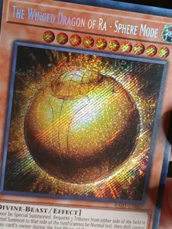 THE WINGED DRAGON OF RA - SPHERE MODE 1ST EDITION SECRET RARE RA01-EN007 YUGIOH! - Image 3