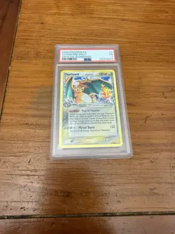 2006 POKEMON EX CRYSTAL GUARDIANS #4 CHARIZARD-REVERSE FOIL PSA 1 - Image 1