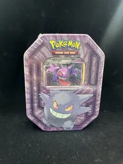 Pokemon 2016 The Power Of Pokemon Gengar Tin With Hang Tab NEW Sealed - Image 1