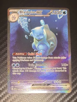 POKEMON TCG Scarlet & Violet 151 BLASTOISE EX SIR Special Illustration 200/165 - Image 1